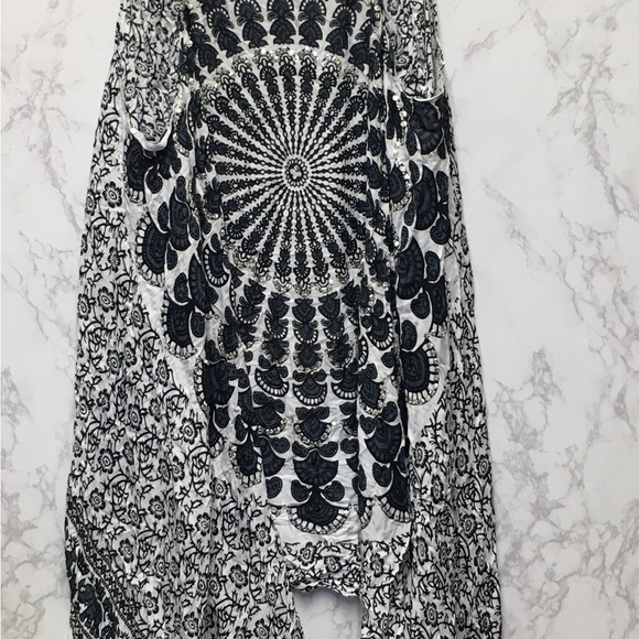 UCHO Bali Sequins Sarong Vest 100% Rayon Beach Vacation Travel Summer One Size - Picture 6 of 9